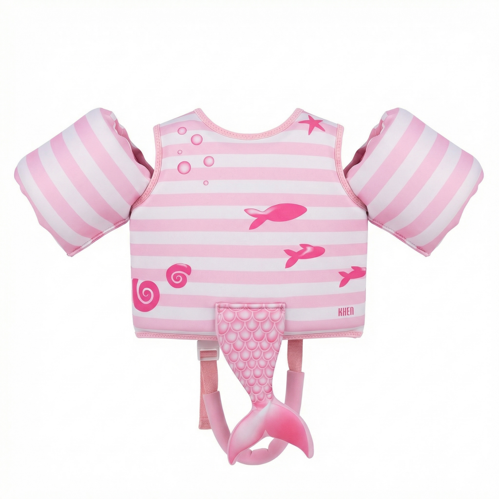 Floating Jackets with Sleeves for Bool or Beach | 1-3 Years | Pink Mermaid