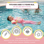 Floating Jackets with Sleeves for Bool or Beach | 1-3 Years | Ocean Gems