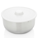 Cook's Companion Stainless Steel Open Mixer 5 qt Mixing Bowl w/ Cover