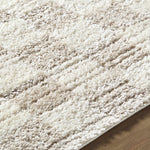 Belita Beige Luxe Shag Area Rug