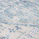 Byers Handmade Cotton-blend Aqua Rug