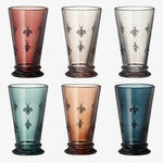 Tonal Highball Bee Glassware, Set of 6