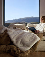 Breathable Faux Fur Comforter Bundle