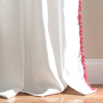 Pom Pom Window Curtain Panel