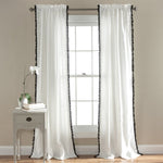 Pom Pom Window Curtain Panel