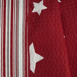 Star Reviersible 2 Piece Quilt Set Twin Size