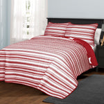 Star Reviersible 2 Piece Quilt Set Twin Size