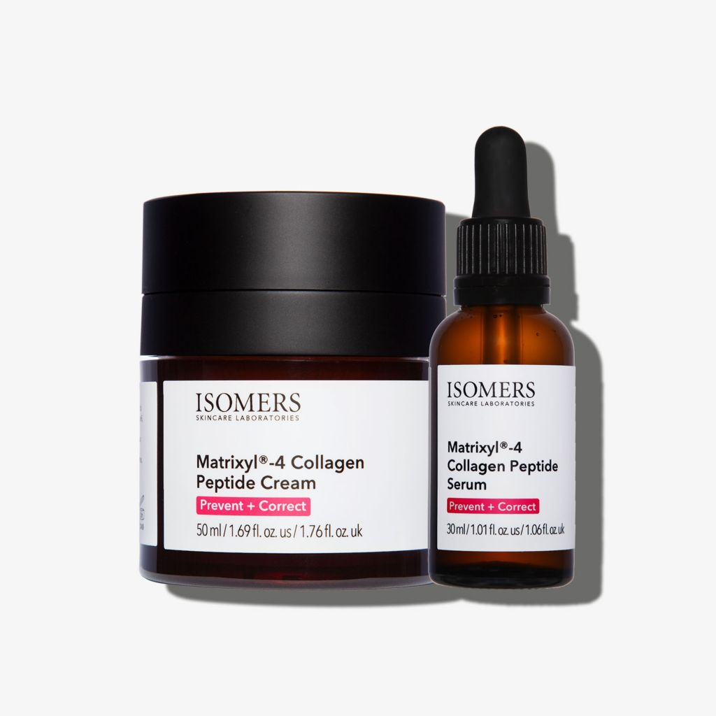 ISOMERS Skincare Matrixyl-4 Collagen Peptide Cream & Serum Duo