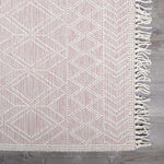 Ramsbury Soft Pink Wool Rug - Clearance