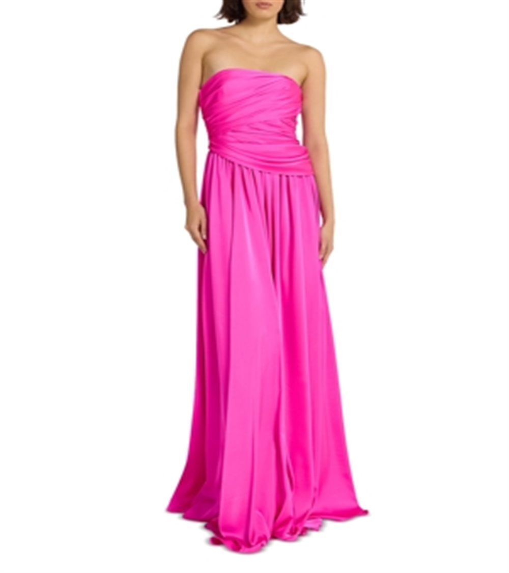 Safiyaa Victoire Strapless Gown Pink