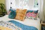 Boho Faux Linen Texture Tassel Window Curtain Panel