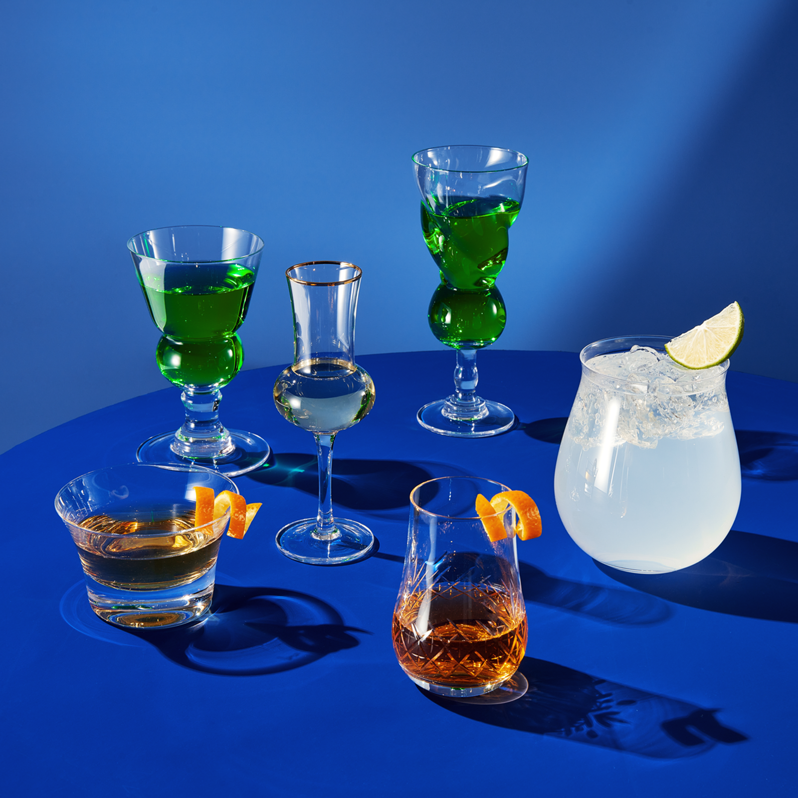 Specialty Absinthe Cocktail Glassware with Spoon, Set of 2