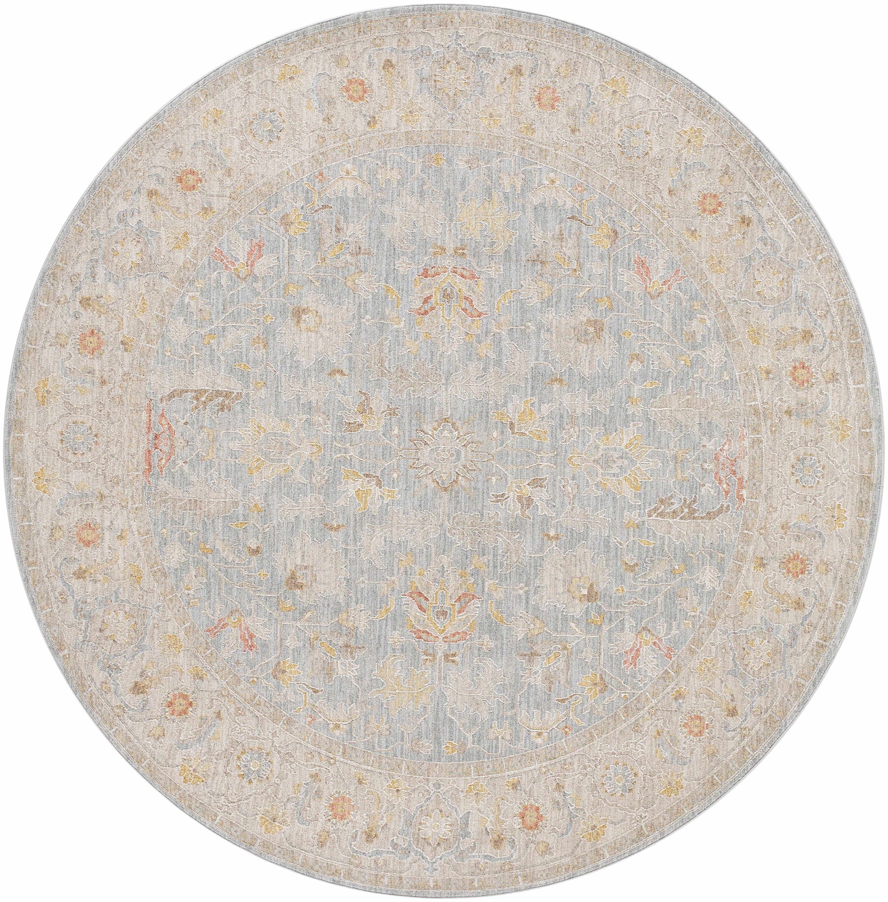 Edie Taupe Thick Luxe Oushak Rug