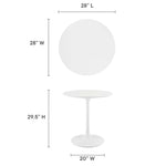 Lippa 28" Round Wood Dining Table by Modway