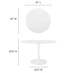 Lippa 48" Round Wood Dining Table by Modway