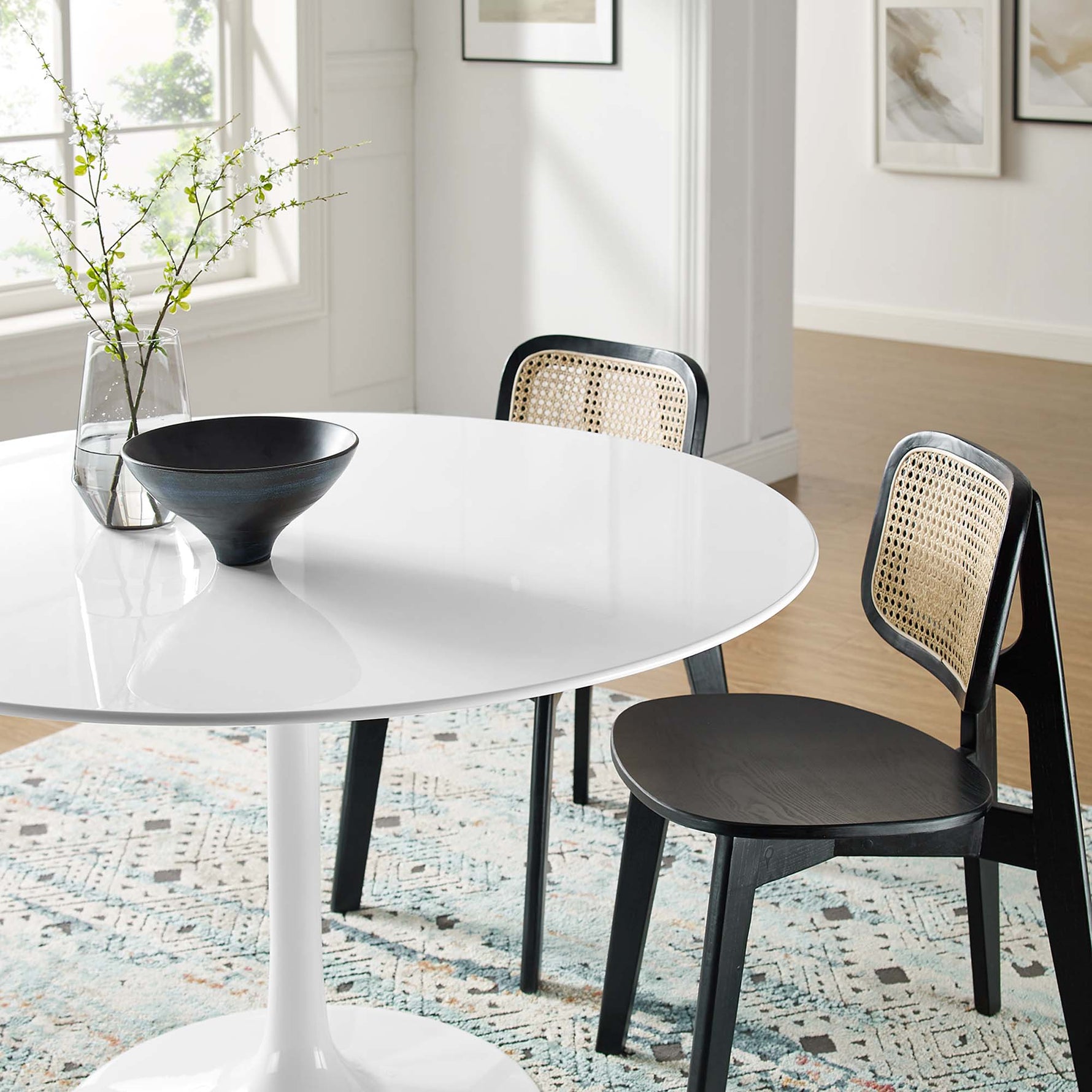 Lippa 48" Round Wood Dining Table by Modway