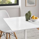 Lippa 28" Square Wood Dining Table by Modway