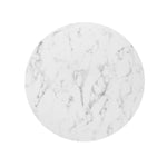 Lippa 36" Round Faux Marble Dining Table by Modway