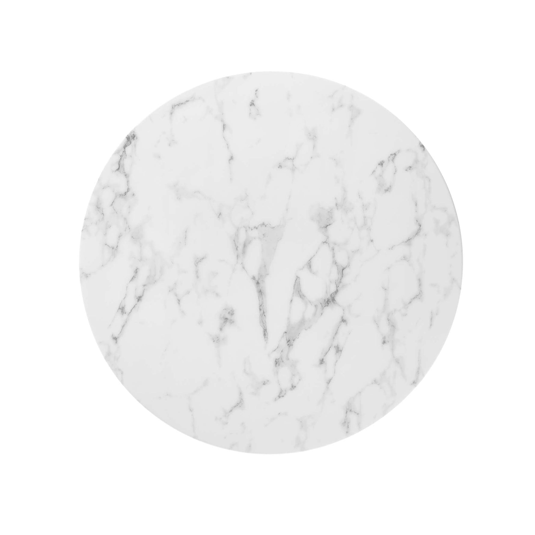 Lippa 36" Round Faux Marble Dining Table by Modway