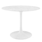 Lippa 40" Round Faux Marble Dining Table by Modway
