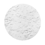 Lippa 54" Round Faux Marble Dining Table by Modway