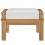 Marina Outdoor Patio Teak Ottoman by Modway