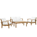 Marina 4 Piece Outdoor Patio Teak Set by Modway