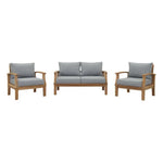 Marina 3 Piece Outdoor Patio Teak Set by Modway