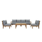 Marina 7 Piece Outdoor Patio Teak Set by Modway