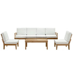 Marina 7 Piece Outdoor Patio Teak Set by Modway