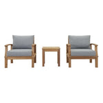 Marina 3-Piece Outdoor Patio Teak Set by Modway