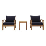 Marina 3-Piece Outdoor Patio Teak Set by Modway