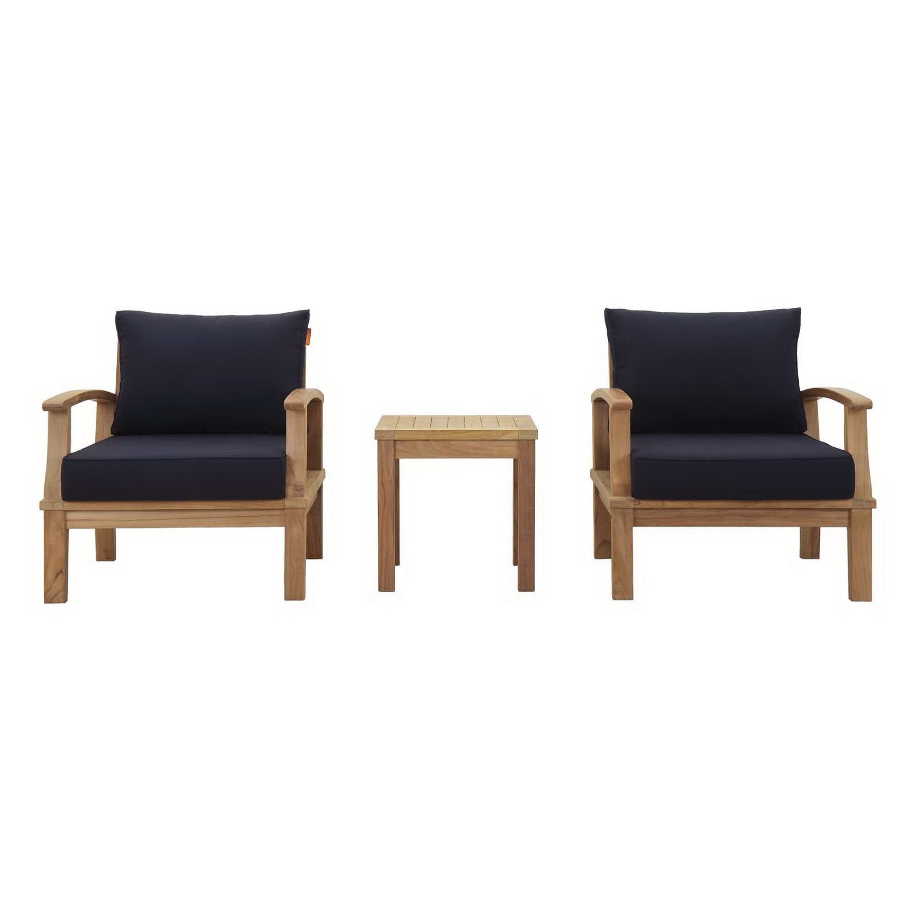 Marina 3-Piece Outdoor Patio Teak Set by Modway