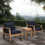Marina 3-Piece Outdoor Patio Teak Set by Modway