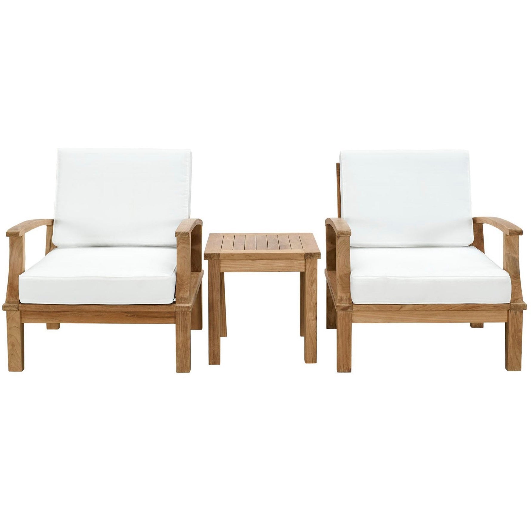 Marina 3-Piece Outdoor Patio Teak Set by Modway