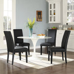 Parcel Dining Faux Leather Side Chair by Modway