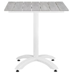 Maine 28" Outdoor Patio Dining Table by Modway