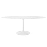 Lippa 78" Oval Faux Marble Dining Table by Modway