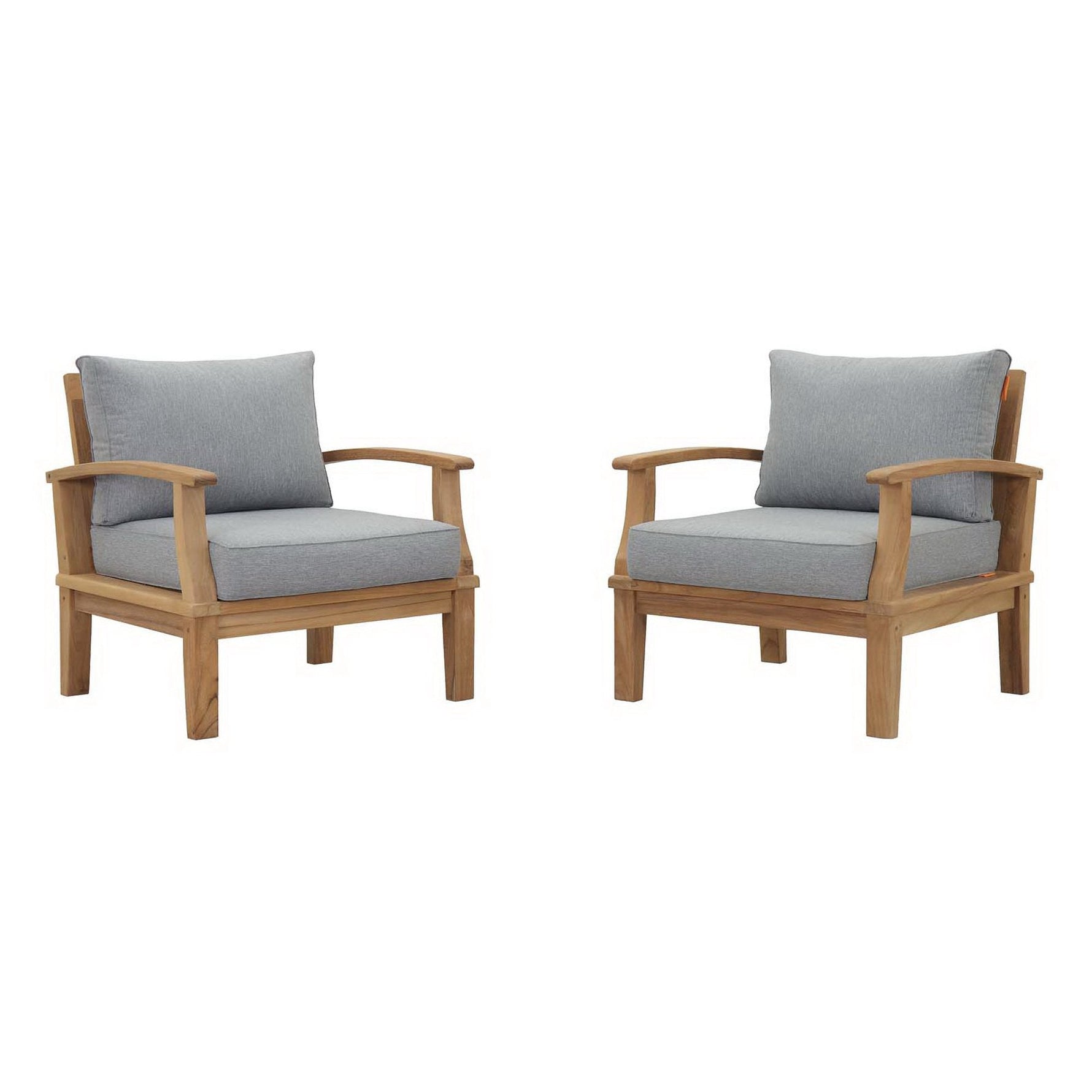 Marina 2 Piece Outdoor Patio Teak Set by Modway