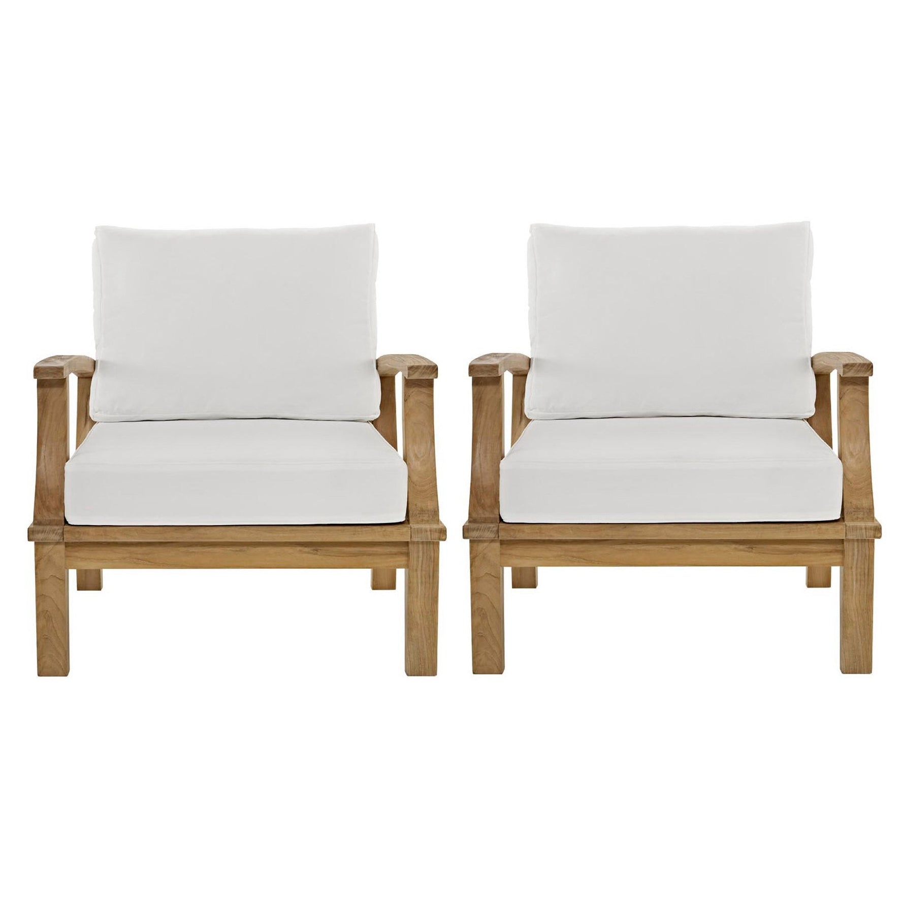 Marina 2 Piece Outdoor Patio Teak Set by Modway