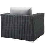 Summon Outdoor Patio Fabric Sunbrella Armchair by Modway