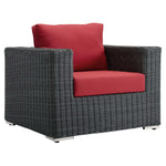 Summon Outdoor Patio Fabric Sunbrella Armchair by Modway