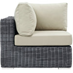Summon Outdoor Patio Sunbrella Corner Sofa by Modway