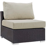 Convene Outdoor Patio Armless Chair by Modway