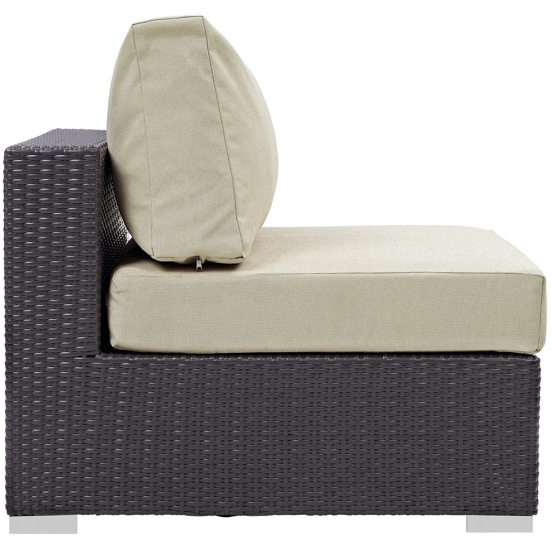 Convene Outdoor Patio Armless Chair by Modway