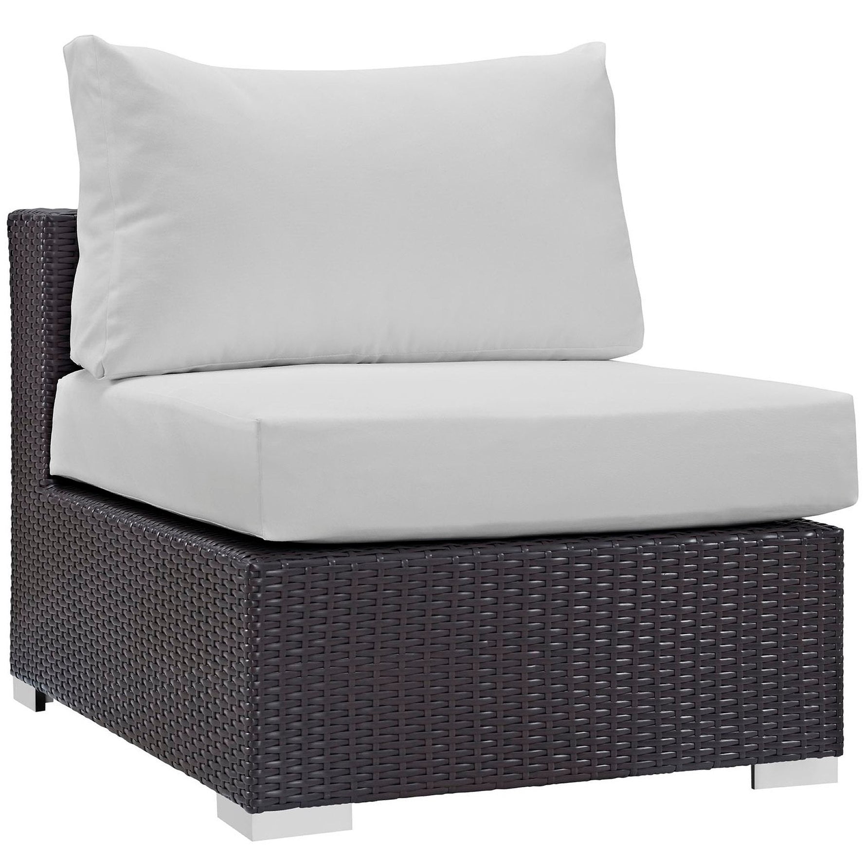 Convene Outdoor Patio Armless Chair by Modway