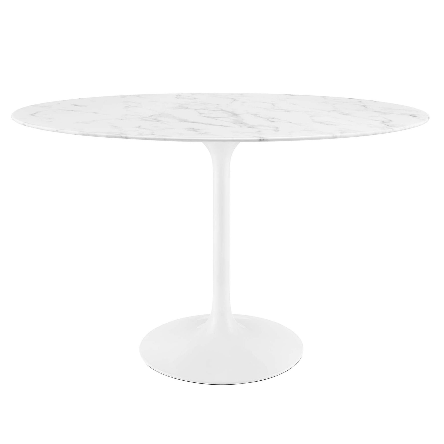 Lippa 48" Oval Faux Marble Dining Table by Modway