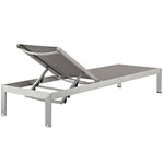Shore Outdoor Patio Aluminum Mesh Chaise by Modway