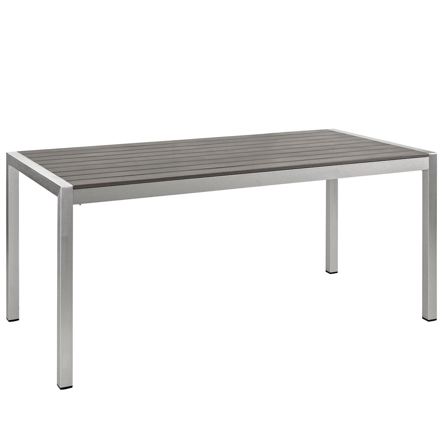 Shore Outdoor Patio Aluminum Dining Table by Modway