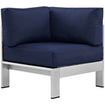 Shore Outdoor Patio Aluminum Corner Sofa by Modway